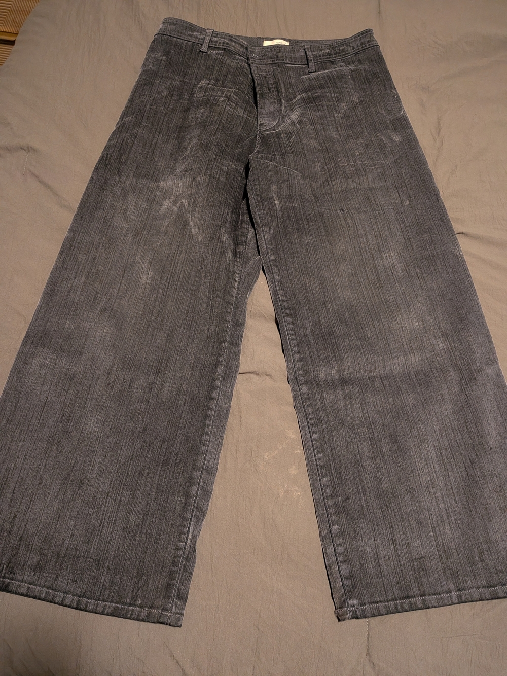 Universal Thread Sailor Wide Leg Corduroy Pants in Gray